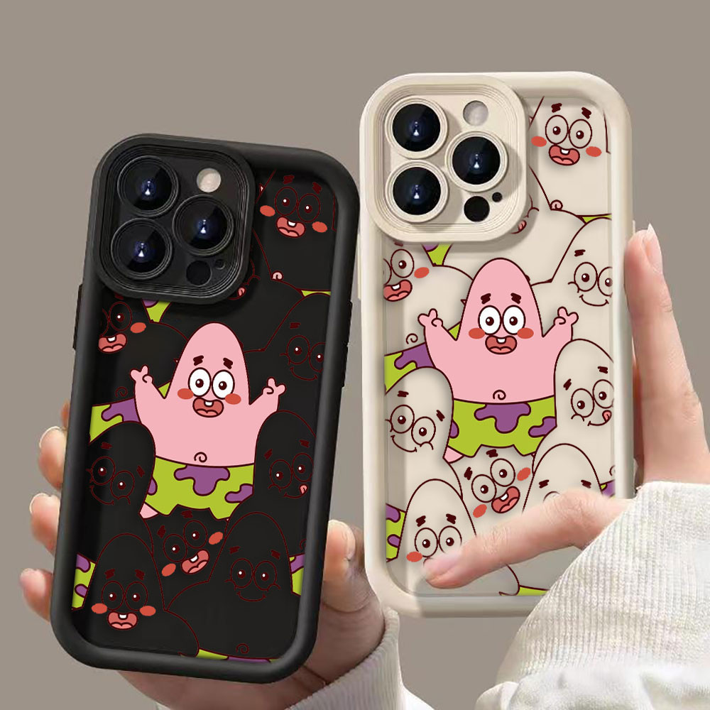 Patrick Star Cover 矽膠手機殼適用於 iPhone 14 15 Apple 11 12 13 Mini