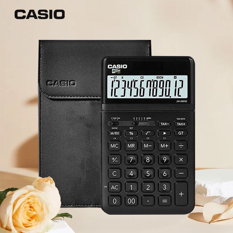 卡西歐小算盤 JW-200SC學生上課財務會計高顏值計算機商務