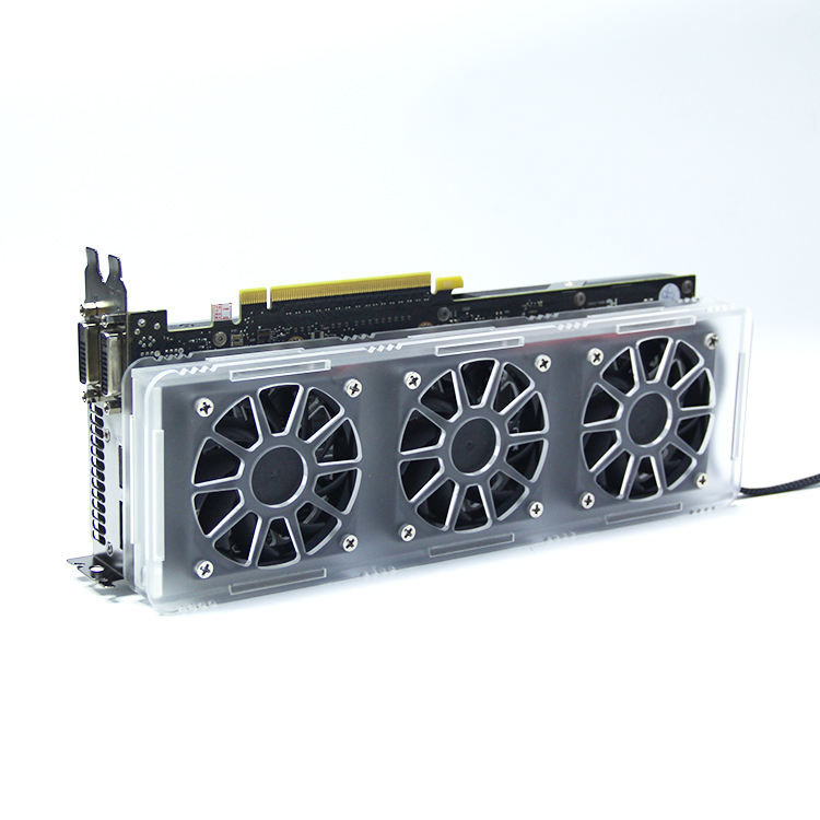 散熱風扇 顯卡風扇 替換風扇 顯卡背板散熱器RTX3090顯存散熱風扇GPU3070/3080顯卡降溫散熱