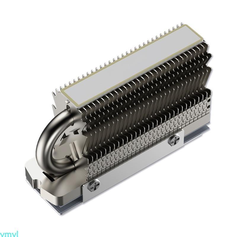 ♞Ymyl M2 2280 SSD 散熱器 HR-09 2280 散熱器背心冷卻裝置速度固態驅動器冷卻器熱管散熱器