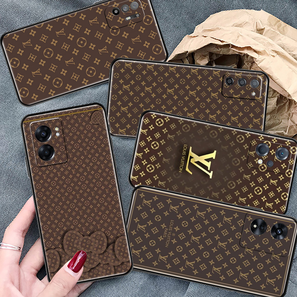 Lv Logo矽膠軟套相機保護手機殼OPPO A76 A93 A94 A73 F17 A77 Pro 4G 5G