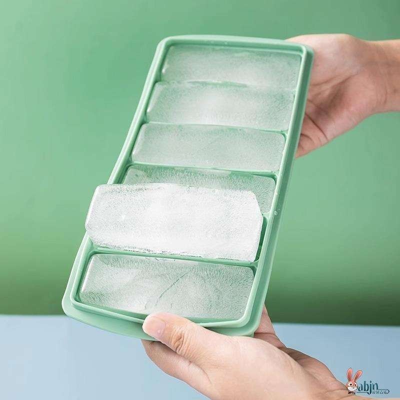 冰塊模具 冰塊格 冰格 食品級冰塊模具長條儲冰製冰盒家用輔食方形大容量冰盒矽膠冰格