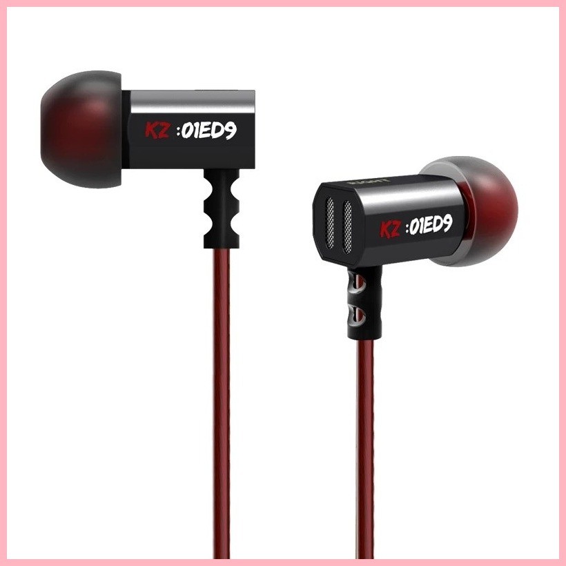 ♞,♘Kz ED9 Nozzle耳機重低音音樂耳機發燒HiFi鋅合金金屬耳機ED12 ES3 ES4 ZST AS12