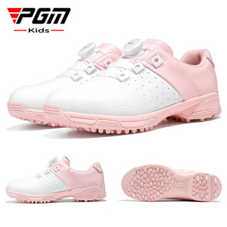 【PGM】高爾夫球鞋青少年女童鞋子旋鈕鞋帶防水防滑golf運動鞋XZ307 NBINX
