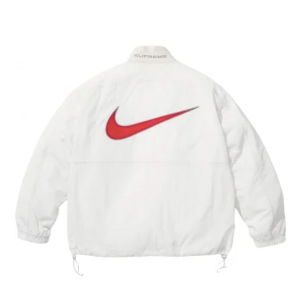 [FLOMMARKET] Supreme x Nike 24SS Ripstop Pullover 聯名 衝鋒衣 白色
