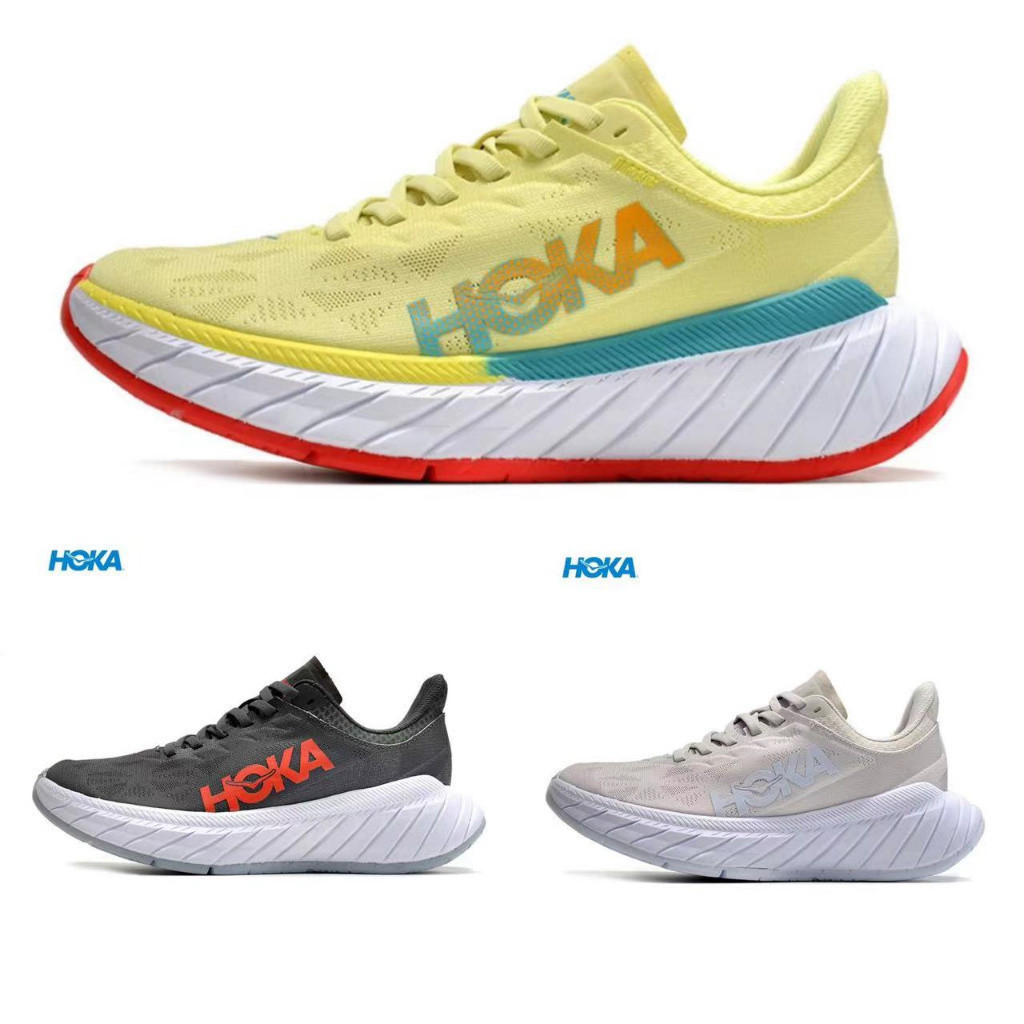新款 HOKA ONE CARBON X2 碳板男士女士戶外跑步鞋輕便運動鞋休閒鞋