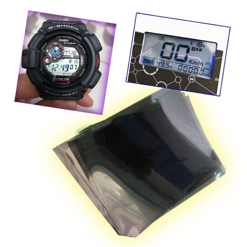 現貨 10寸萬能液晶偏光膜電動車圖像顯示螢幕手錶電瓶車大張手機偏光片