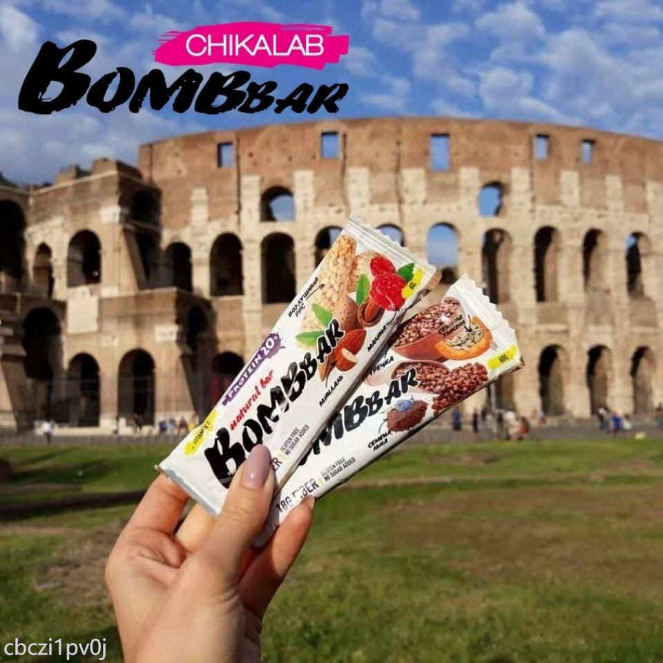 蛋白棒 Bombbar俄羅斯進口高蛋白代餐能量棒phd好飽腹蛋白棒