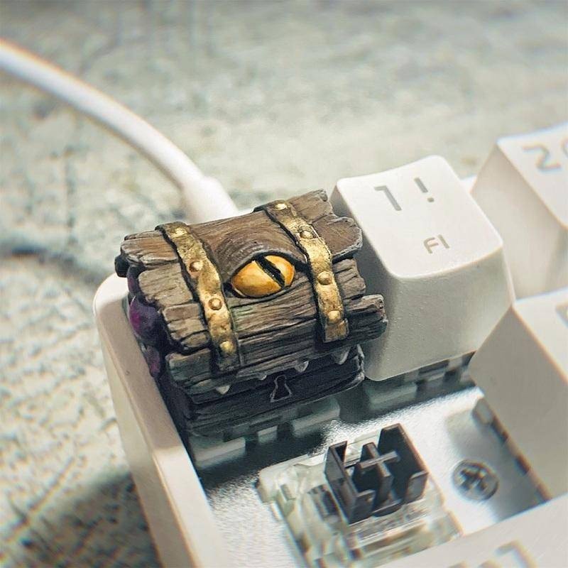 ♞【BeeRush】機械鍵盤個性手工樹脂訂製鍵帽怪物寶箱哈利波特神奇動物在哪裡