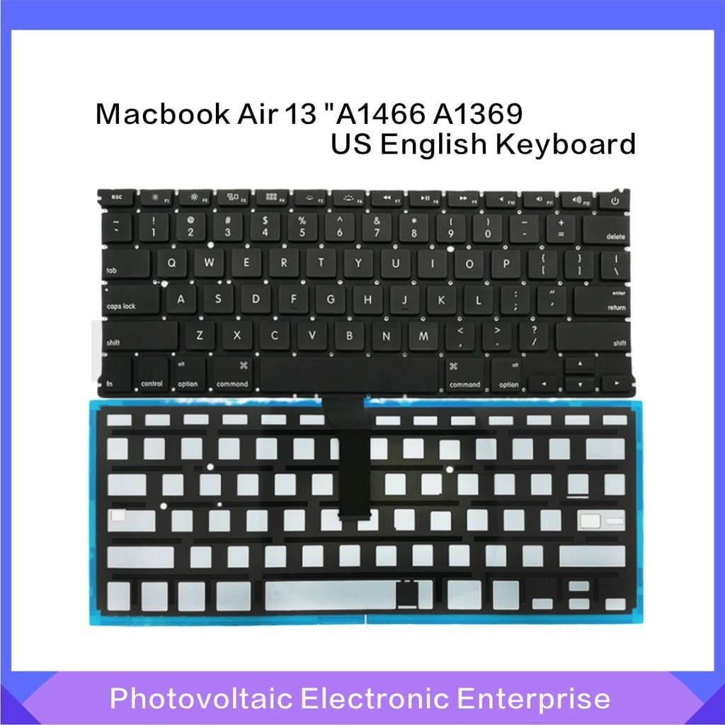 ♞,♘,♙【全新現貨】適用於Macbook Air 13A1466 A1369鍵盤背光英國（US)鍵盤 2011-201