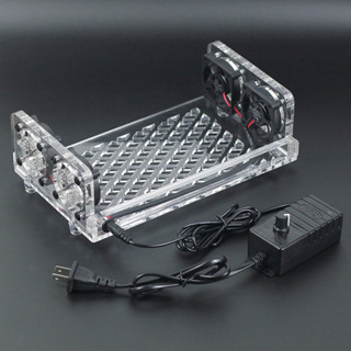 ♞,♘,,DIY電玩賣場【散熱配件】適用於小米路由器pro散熱器小米無線路由器散熱風扇靜音散熱架