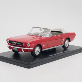 ixo 1:24 Ford Mustang 1965福特野馬軟頂敞篷車合金汽車模型玩具 絕版模型