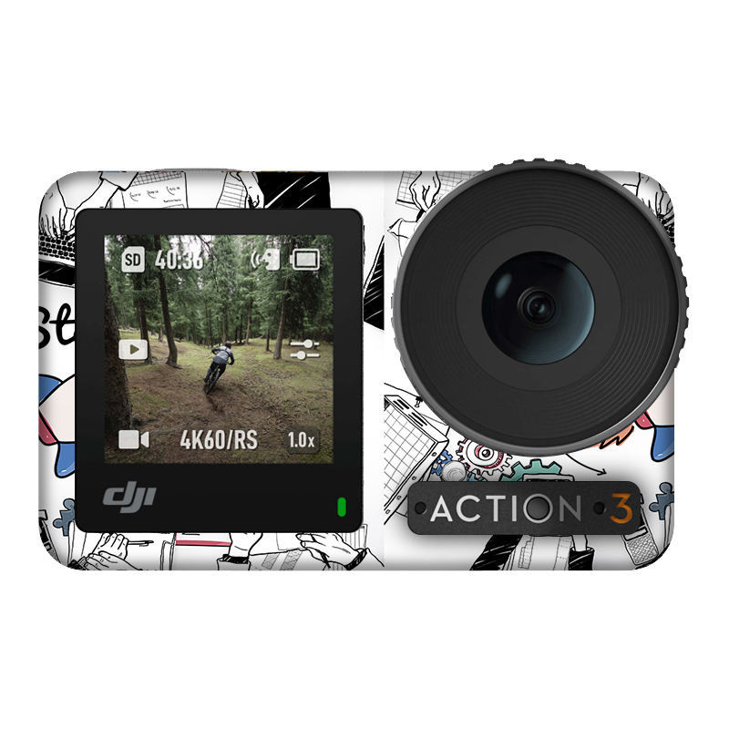 照相機貼膜 適用於大疆 Osmo Action 3運動相機保護貼膜Action3貼紙全包保護