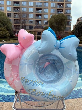 【限時下殺】 嬰幼兒坐圈兒童游泳圈充氣腋下圈女童救生圈水上戲水玩具卡通浮圈 夏天 游泳圈 海灘