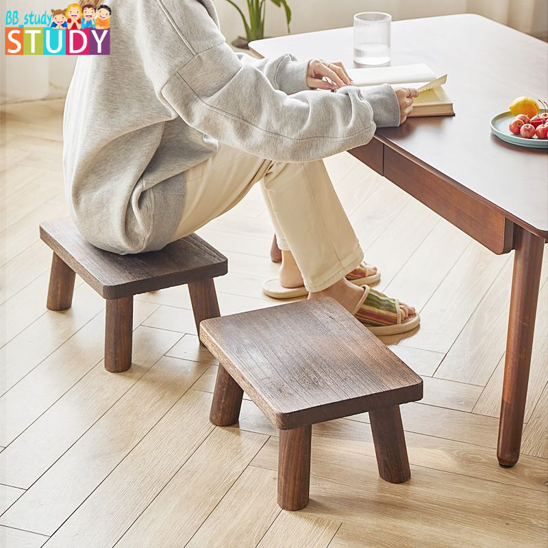 燒桐木矮凳實木小板凳客廳木製兒童成人結實小木凳木頭凳子換鞋凳