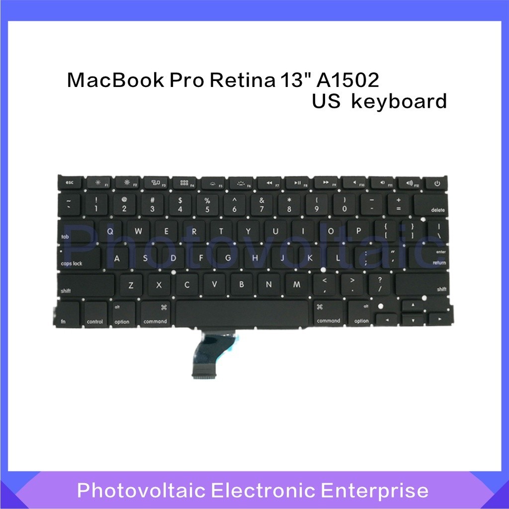 ♞【全新現貨】適用於Macbook Pro Retina A1502鍵盤US（小回車）鍵盤背光螺絲2013 -2015年