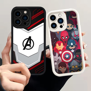 IPhone 7 14 Pro Max Plus 矽膠保護殼 H-88 Marvel Avengers