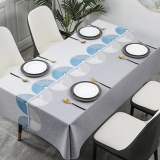 小清新風格家用桌布客廳餐桌擺件長方形防水防油桌布