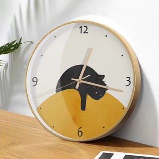 客廳餐廳靜音時鐘現代創意簡約掛鐘藝術家臥室個性時鐘