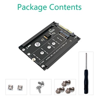 ♞,,適用於 M.2 NGFF key M SSD 轉 SFF-8639 U.2 適配器,帶框架,適用於 NVME