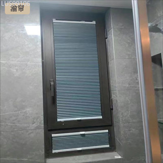 【8684人收藏】免打孔內開窗衛生間窗簾遮擋防水遮光內嵌式遮陽簾百葉窗廚房專用