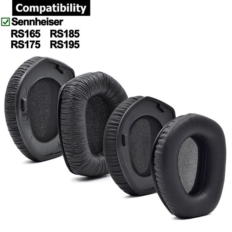1 對耳機耳墊適用於 Sennheiser HDR RS165 RS175 RS185 RS195 耳機耳墊墊海綿耳罩