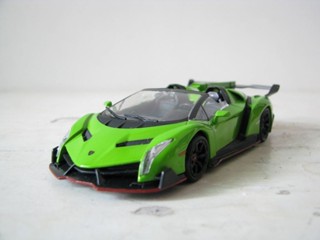 LEO Whitebox 1:43 Lamborghini Veneno Roadser 蘭博基尼 車模
