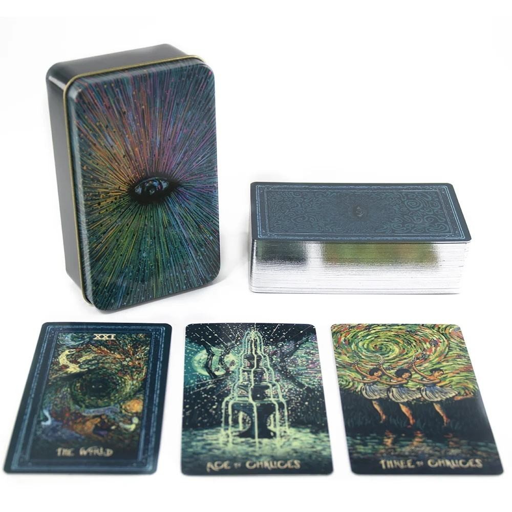 ♞Prisma Visions Tarot 稜鏡第六版塔羅牌英文鐵盒卡牌
