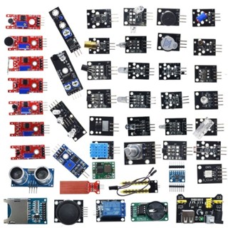 ♞適用於 arduino 45 合 1 傳感器模組入門套件優於 37 合 1 傳感器套件 37 合 1 傳感器套件 UN