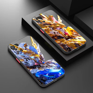 SAMSUNG 動漫機器人高達啞光手機殼適用於三星 A90 A80 A73 A72 A71 A70/S A53 A52
