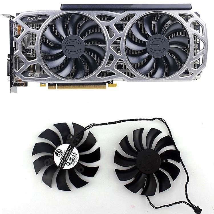 ♞【現貨】適用於 Evga GTX 1080Ti SC2 GAMING 配件顯卡散熱風扇 PLA09215B12H