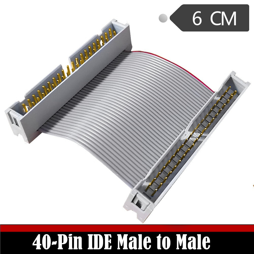 壓線式簡牛40Pin公公排線,40P刺破式連接線IDE硬碟驅動器連接線