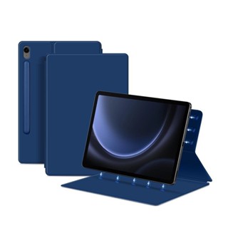 ♞適用三星Galaxy Tab S9+ FE 12.4英寸平板S8 11英寸皮套磁吸保護套/殼 9AUR