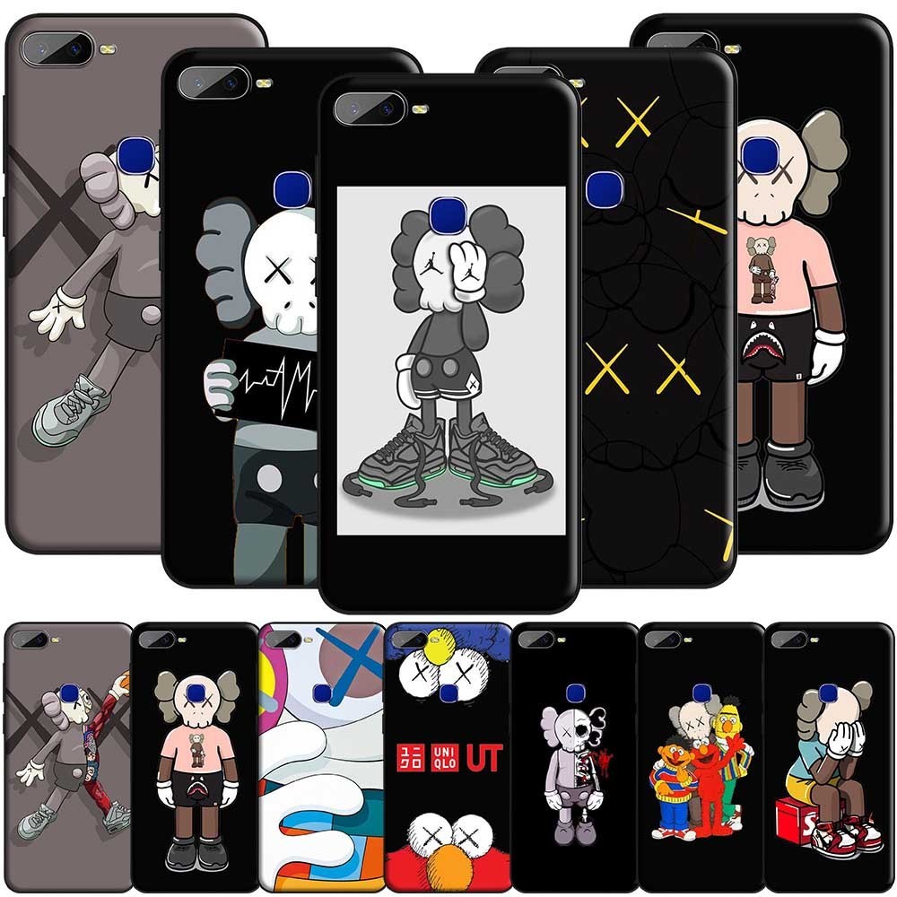 Kaws 軟矽膠 TPU 外殼適用於 VIVO Y17 Y12 Y15 2020 Y11 V19 Y20 Y81 Y81