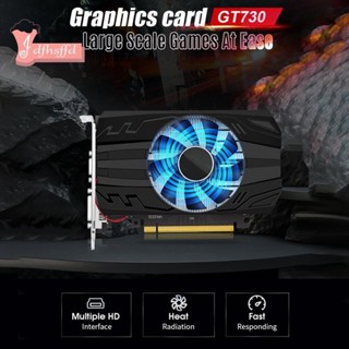 ♞,♘,♙Gt730 2GB GDDR5 顯示卡 128 位 PCle X16 2.0 VGA+DVI+HDMl-相容顯示卡