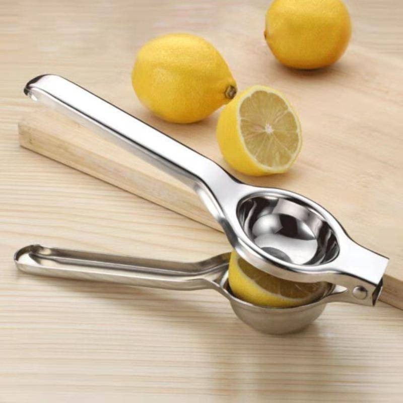 【手動擠檸檬汁神器】橙汁檸檬擠壓器  不銹鋼檸檬夾子榨汁器  小型家用機