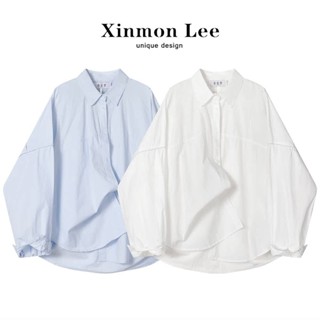 XinmonLee今年流行漂亮長袖襯衫外套春秋新款女高級感超好看上衣