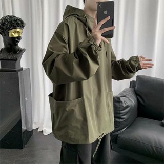 衛衣男士cec潮流韓版寬鬆連帽春秋款ins超火學生帥氣工裝夾克外套
