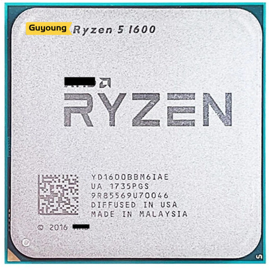 ♞Yzx Ryzen 5 1600 R5 1600 3.2 GHz 二手游戲 Zen 0.014 六核十二線程 65W