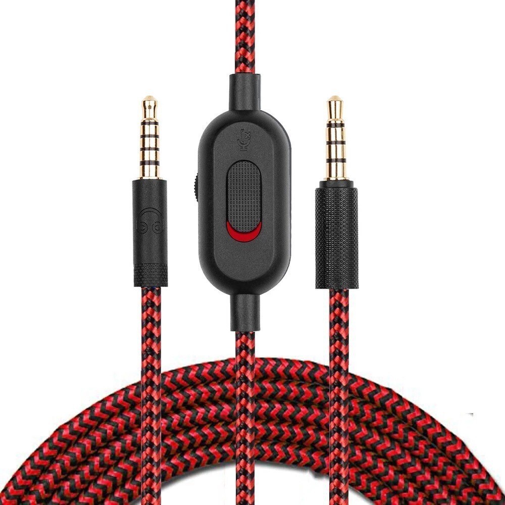 嚴選Logitech羅技G433耳機線 G233 Gprox適用 3.5mm調控2米編織線 dab