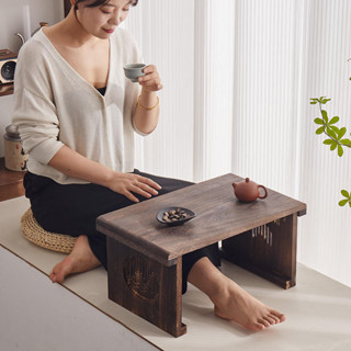 【熱賣⭐特價】 榻榻米茶几 飄窗小桌子 床上桌子 茶臺 日式矮桌 禪意桌 實木飄窗小桌子炕幾家用臥室坐地陽臺茶桌矮桌榻榻