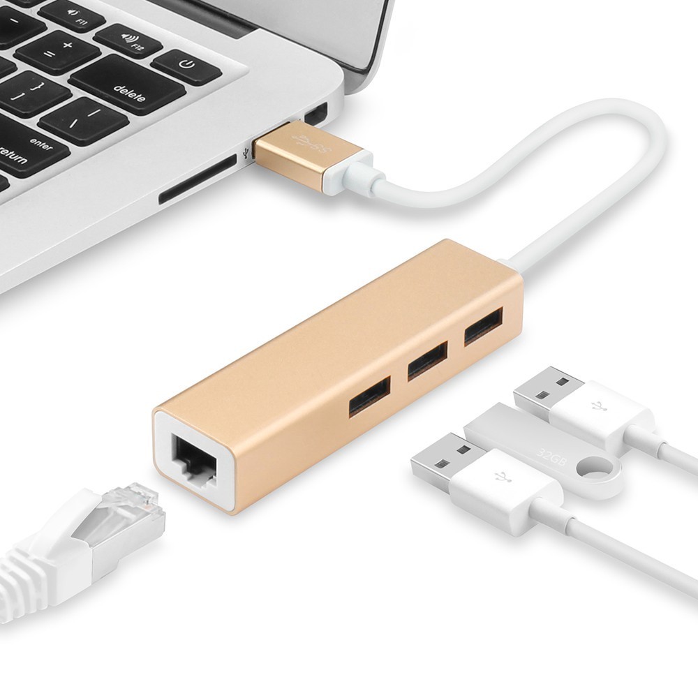 ♞,♘USB-C轉換器 轉RJ45網卡 蘋果電腦 以太網 USB 3.0 網絡轉接口 Macbook Air A1466