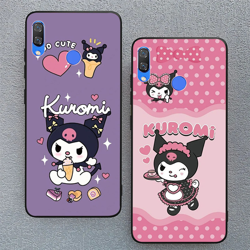 華為 Nova 3 可愛卡通 Kuromi 手機殼手機殼保護套