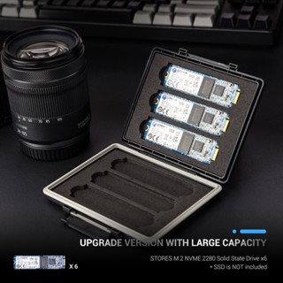 ♞JJC SSD M2固態硬碟收納盒 M.2 NVME 2280 固態硬碟 防水防震保護盒