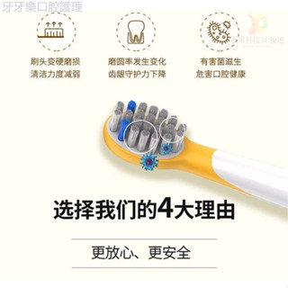 臺灣出貨熱賣 適配飛利浦兒童牙刷頭 電動牙刷頭 HX2432/HX2472/HX2022莎莉鷄替換刷頭 飛利浦兒童牙刷頭