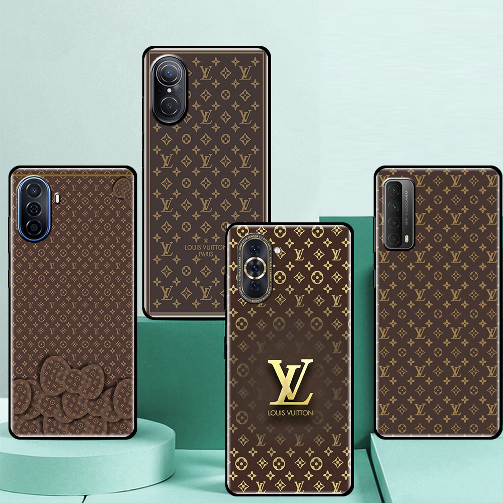 Lv Logo矽膠軟套相機保護手機殼華為Nova 6 7 8 9 Pro SE 4G 5G