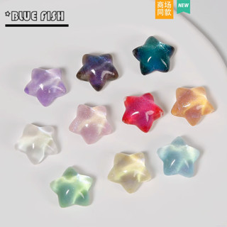 【夏日新款】洞洞鞋配件 星空感 blingbling五角星 crocs配件裝飾扣立體鞋花 diy配件 *BLUEFISH