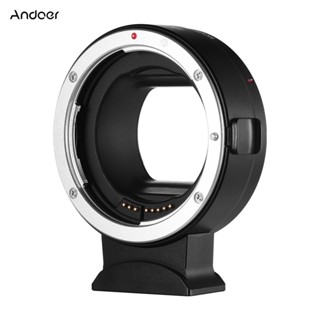 ♞Andoer EF-EOSR 自動對焦相機鏡頭轉接環是用於佳能 EF EF-S 鏡頭到佳能 EOS RF 安裝 Fu
