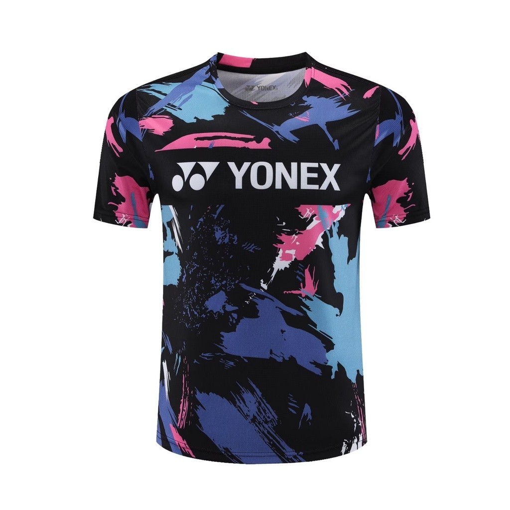 Yonex 2023 羽毛球球衣男女通用運動 T 恤韓國設計訓練運動服 Baju Sukan Jersi