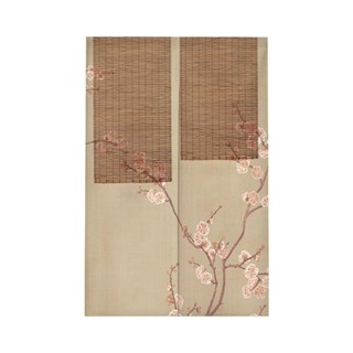 竹蓆日式門簾門簾棉麻中式門簾窗飾掛毯遮光裝飾
